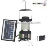 3w solar panel rechargeable solar led camping light HT-209A