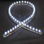 48 cm 48 led white Neon Light LED Car Truck Bar Aquarium Home Decoration PVC Strip 3528\\5050 SMD Flexible strip