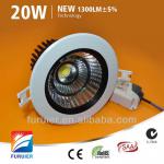 5 inch led downlight for shop lighting F8-002-B40-20W