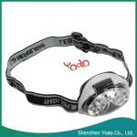 6 Pcs LED 12000CD 3 Mode Super Bright Headlamp Light 3pcs AAA Batteries Black 89004122