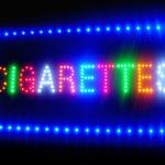 60016 Cheaper Smoking Smoker Lighter Tar Nicotine Addiction Cigarette LED Sign 60016