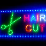 60028 Hair Cut Mirror Spray Shampoo Conditioner Smart Trendy Outlook LED Sign 60028