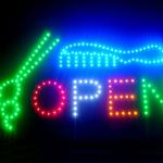 60029 Hair Cut Open Client VIP Welcome Barber Shop Therapy Waxing Care LED Sign 60029