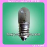 60V 4W E10 bulb T10