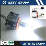 6500K H8 High Power LED Headlight Angel Eye Halo Ring Light Bulbs for E90 E91 NS-AE-H8