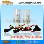 75W 100W H1 H3 H7 H11 high quality single beam hid xenon lamp HID xenon bulb 9004/9007