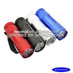 9 LED Flashlight Torch for promotion gift F6001