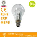 A60 220-240V 52W B22 energy saving halogen lamp A60 B22