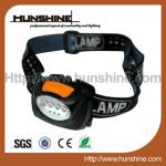 adjustable 4 white led 3 red led head lamp HL028