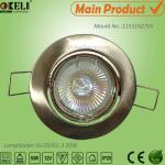 adjustable downlight housing gu10 lampholder 50w 115316 Z/SN