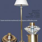 Antique gold tall floor lamp with diamond decor 812