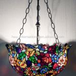 Antique stained glass Tiffany ceiling lamp NSC16379