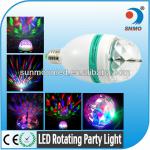 b22 e27 3W full colour lamp led disco/led party lights home party disco lighting SNMO-HPQ4120