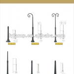 best selling -Decorative Aluminum Street Lighting Pole With Luminaire LY-005