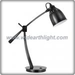 Black Brushed Steel Metal Adjustable Desk Lamp T80200