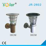 black outdoor solar led wall light JR-2602