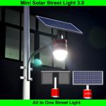 Bright white integrated 15w solar street light BCT-LD-3.0