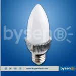 Bysen BS-30 1w led lights gu10 candle lamp/ candle lights/ candle light in Shenzhen bs-30