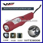 Car adapter rechargeable LED working light WTE-9006