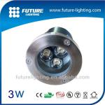 CE EMC Approval 3*1W Stainless steel Edison paving LED Underground buried light FL-UGL3x1WD2