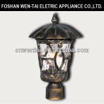 Chinese 1-Light Outdoor Pole Post Lantern DH-1333