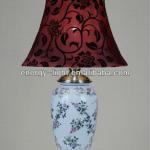 Chinese traditional white and blue ceramic table lamp CTD574