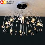 Chrome Colour K9 Crystal Chandelier in Firework Shape 9001D10B