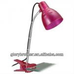 clip desk lamp e27 with Aluminum arm , cute desk lamps TD213