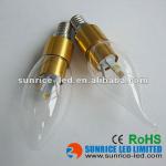 cob candle incandescent lamp with CE,RoHS approval SR-CB5WW