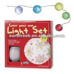 Color your own LED paper lantern paper lantern