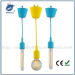 colorful silicone pendant light with CE,SAA,VDE,UL ML-Yellow03