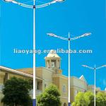 conical/octagonal galvanized steel pole custormized