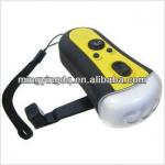 crank dynamo flashlight FM radio emergency flashlight MY-502