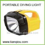 Cree LED super search portable diving light,portable waterproof light, SUPER bright spotlight LS-Q001