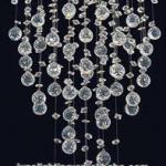 crystal chandeliers with hanging crystal ball 80021