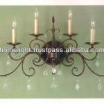 Crystal Wall Lamp with antique finish UP light 1488