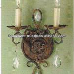 Crystal Wall Lamp with antique finish UP light 1487