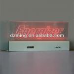 Curved design edge Lit Exit Signs Red LED lights DL-360C