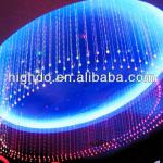 Customized lighting decoration design side glow or end glow with different diameter great LED fiber optic! PKOF Series