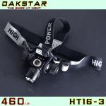 DAKSTAR Camping Items HT16-3 XML U2 460LM 18650 CREE LED Aluminum Rechargeable Stepless Diming Head lamp HT16-3