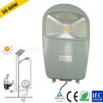 DC12v/24v low imput voltage led street lighting ce rohs iec ip65 stainless steel solar post light SEM-R50-01