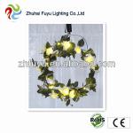 Decoration garland artificial flowers with lights FY-LD018