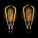 Decorative filament light bulbs 60W ST64 E27/B22 ST64