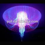 Different Crystal Remote Control Chandelier, Fiber Optic Lighting DSC010