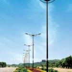 double arm outdoor street lamp pole SL