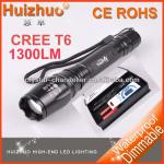 [Dream Trip] 5-Mode 1600 Lumens XM-L T6 LED Flashlight Power By 2*18650 Battery Zoomble Waterproof Torch,led torch SL-FL-055