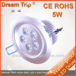 [Dream Trip] 5W Energy saving recessed led downlight kit, down light led spotlight, non dimmable led ceiling light SL-C0623-5A-C