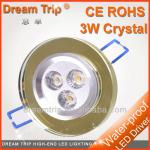 [Dream Trip]High quality high power energy-saving 3w led crystal ceiling light SL-111006-3