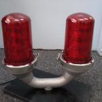 Dual Low Intensity L-810 Red LED Obstruction Light c/w Aluminium Support EOL-15-D810