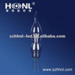 E27 3W BENDED-TIP LED BULB CANDLE LIGHT HD-BT004